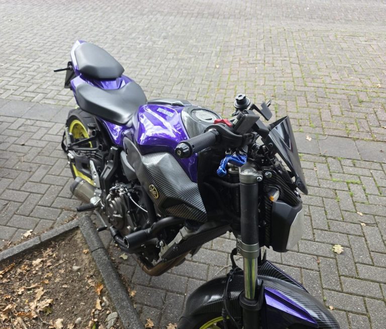 Motorradgutachten Bonn: Begutachtung einer Yamaha nach Sturz